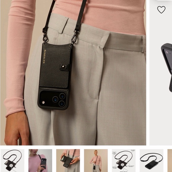 Bandolier iPhone 16 ProMax Mila Wallet Magsafe Case with Strap Bandolier iPhone 16 ProMax Mila Wallet Magsafe Case with Strap